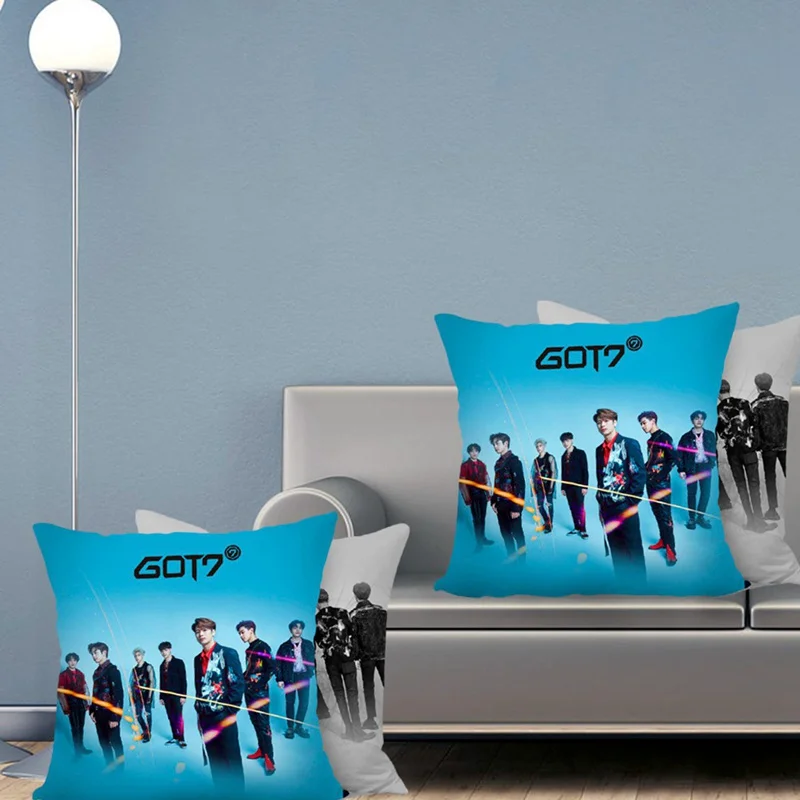Новинка популярный чехол для подушки Kpop GOT7 Жесткий Чехол переноски подарки JB Jr