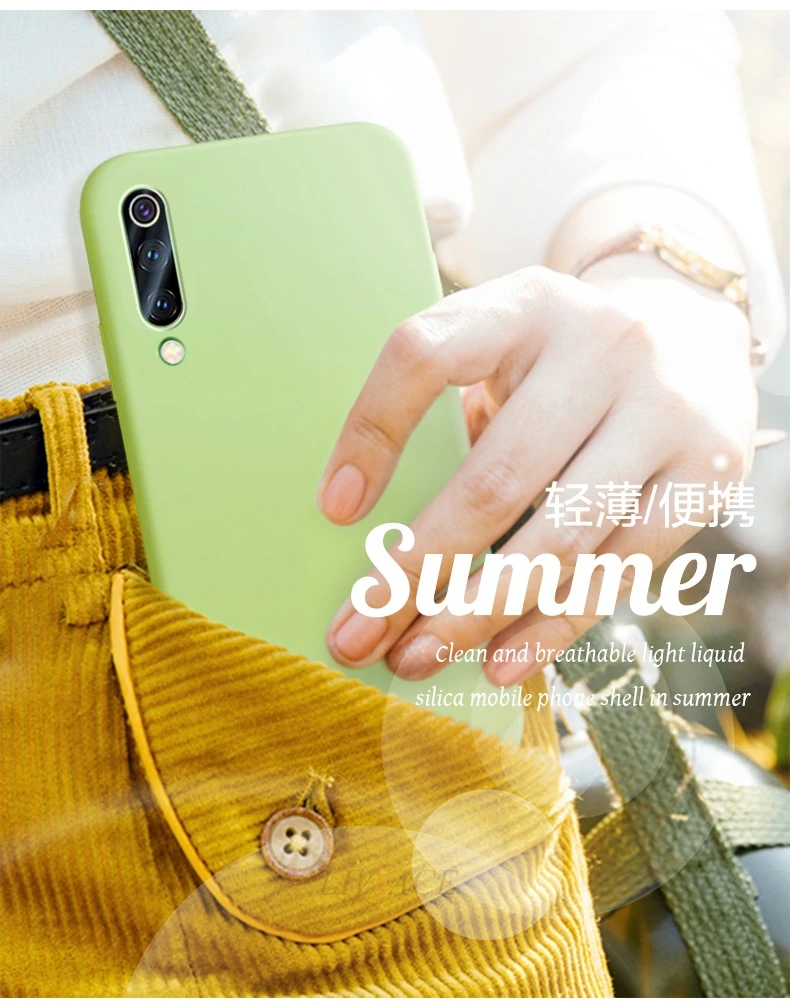 Жидкий силиконовый чехол для телефона для xiaomi mi 9 se lite pro a3 xio mi мягкий чехол-накладка для xiaomi mi 9 9se xiaomi 9 fundas