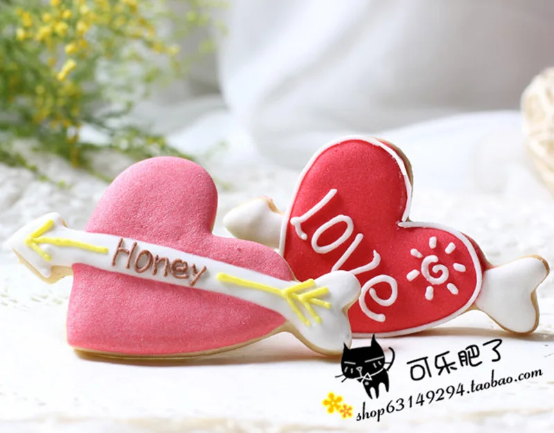 1 шт. Кондитерская пекарня свадебное украшение сердце молды металлический резак