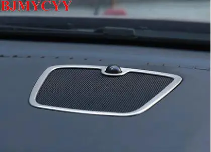 BJMYCYY декоративная рамка из нержавеющей стали для автомобильного контроля звука