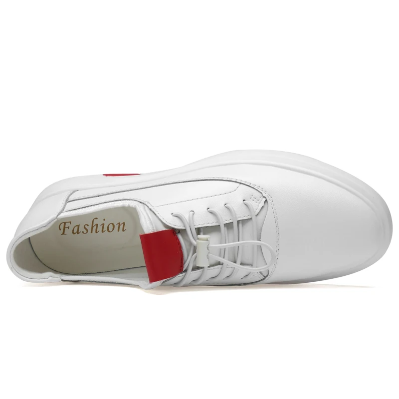 Plus Size Lace Up Casual Shoes Men Waterproof Rubber Sole Fashion Sneaker Soft Leather Driving |