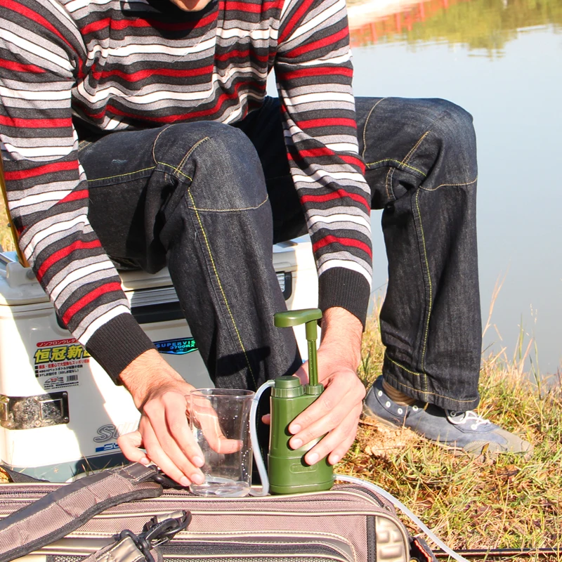 Мини Портативная ручная фильтрация пресной воды на открытом воздухе|water container|water