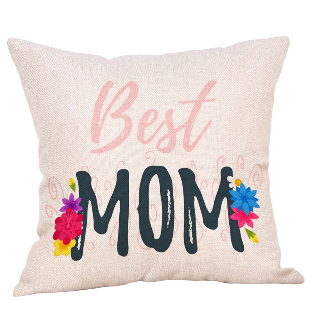 Ouneed наволочка для мамы день печати подушки с цветами чехол Мягкая талия Подушка