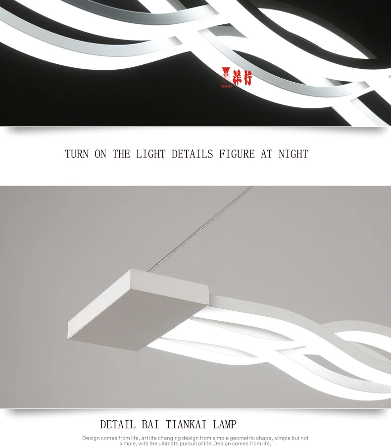 

New Creative Modern LED Pendant Lights Kitchen Acrylic+Metal Suspension Hanging Ceiling Lamp For Dinning Room Lamparas Colgantes