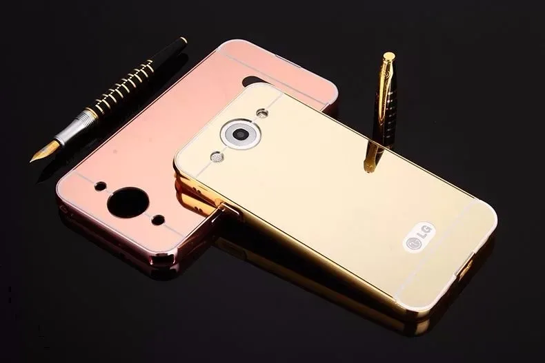 Модный роскошный зеркальный чехол цвета розовое золото для LG Optimus G Pro E988 E986 F240 F240K