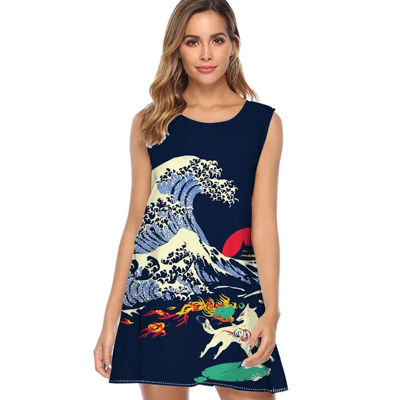 

Fashion Sleeveless Dress Flag of the UK Print Mini Tunic 2019 Sexy Vestidos De Fiesta Party Dresses Women Summer Beach Dress