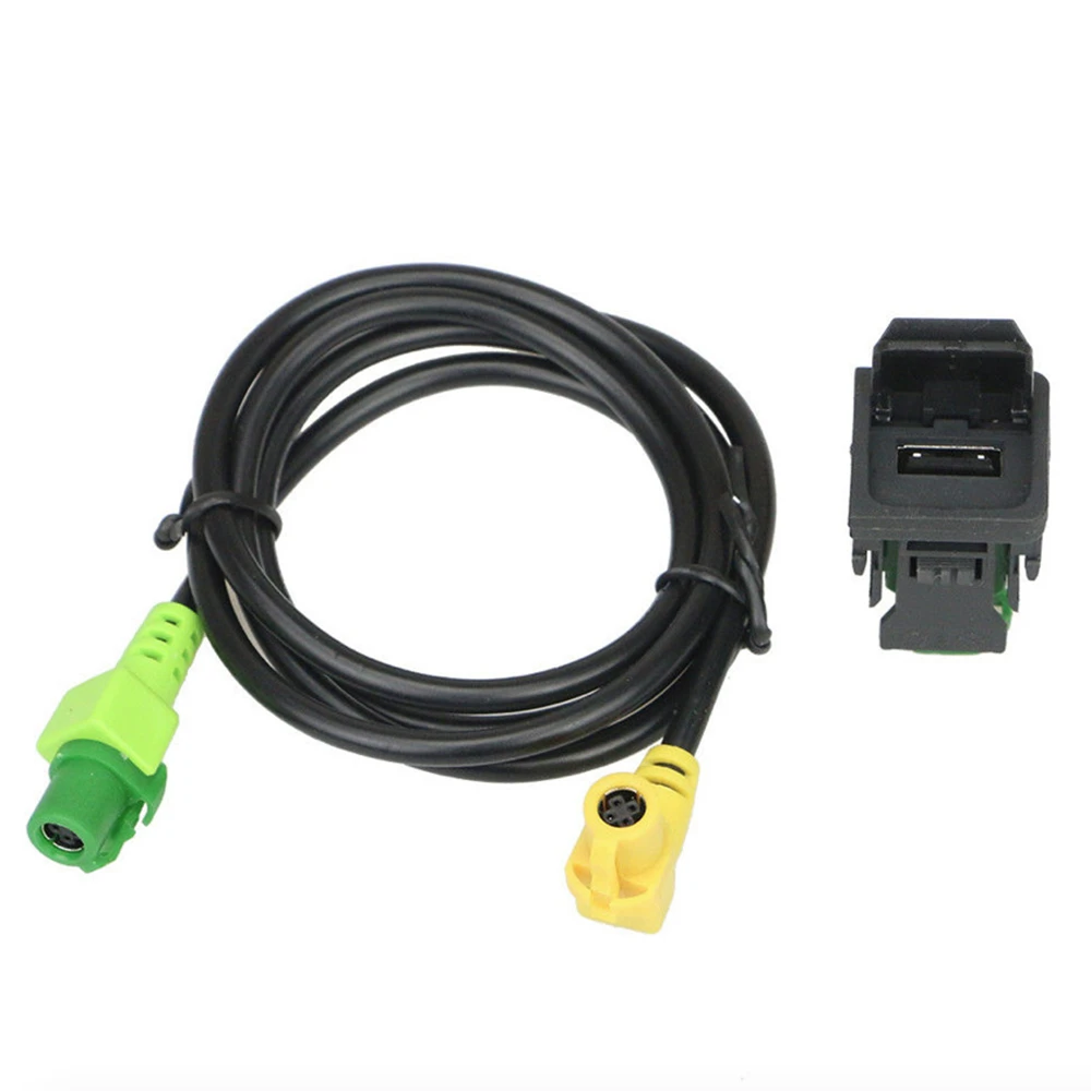 Автомобильный RCD510 RNS315 USB кабель с переключателем для VW Golf MK5 MK6 VI 5 6 Jetta CC Tiguan Passat B6