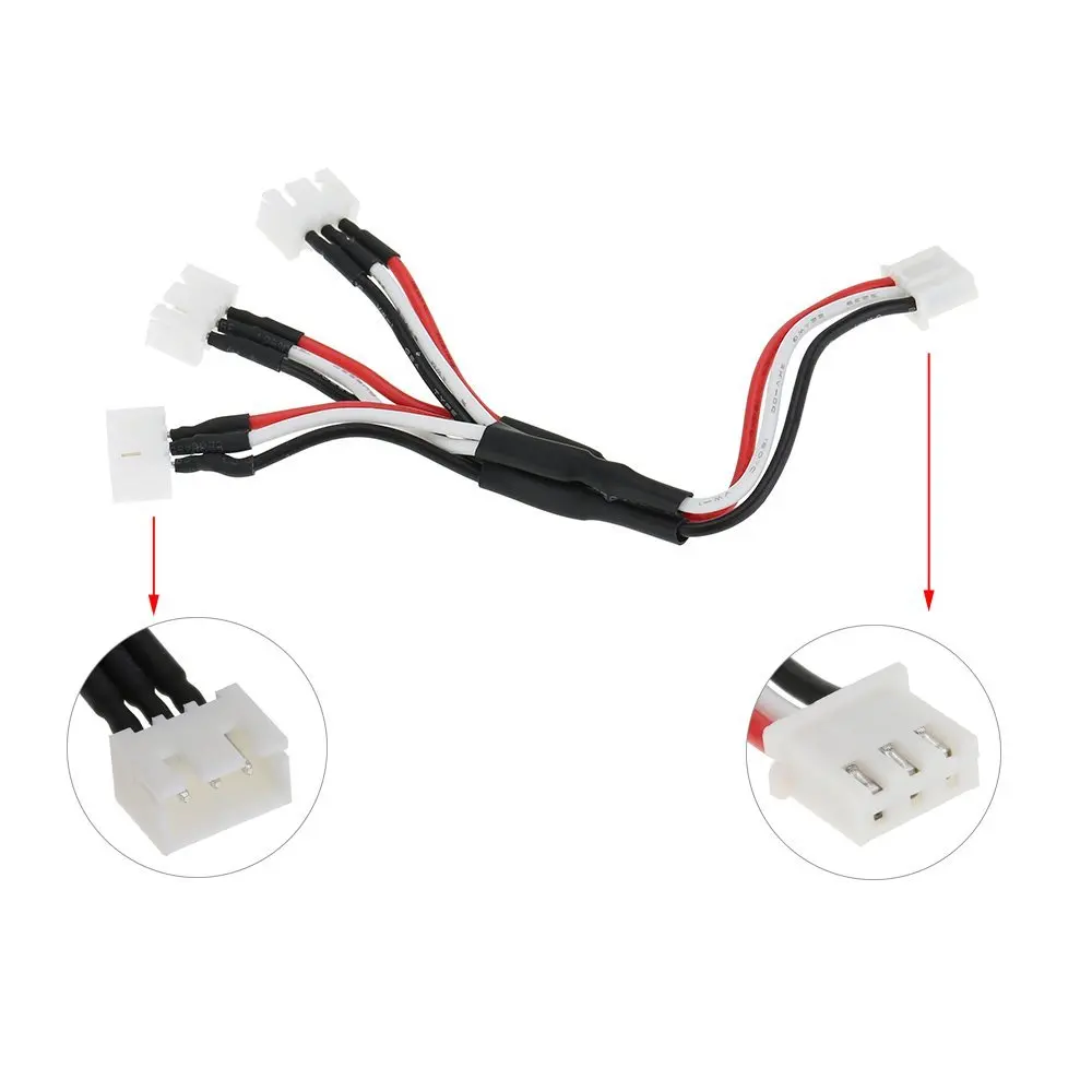 Зарядное устройство 3 в 1 2 шт. кабель 7 4 В 2S для JJRC H16 X6 WLtoys V262 V666 A959 A979 V912 V913 K120 SYMA X8C X8W
