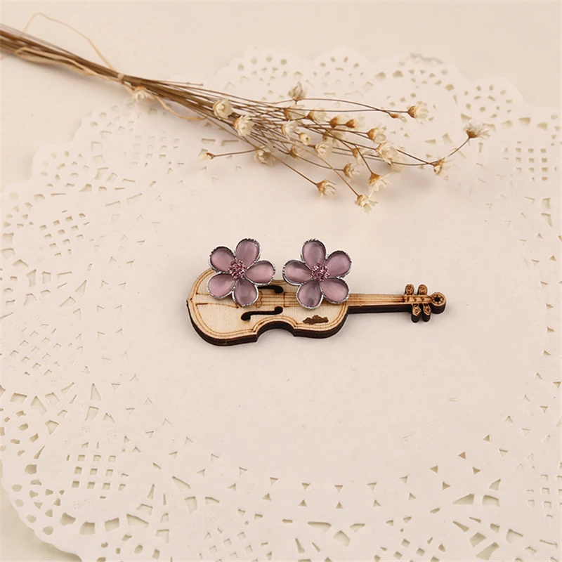 Серьги в форме цветка серьги гвоздики с розовым опалом и фианитом модные