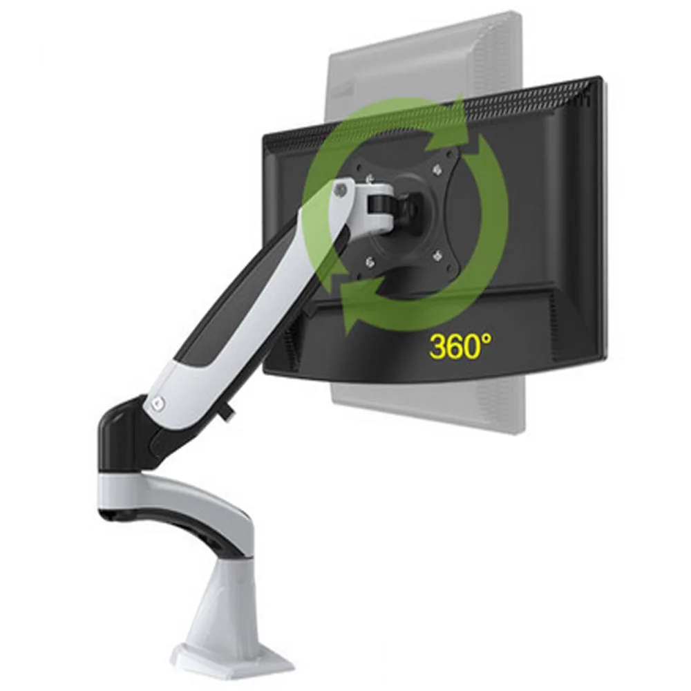 Настольная прижимная пружина на 360 градусов держатель для монитора 15 27 дюймов ЖК