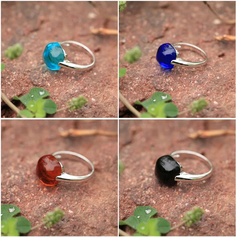 Новинка 2017 12 мм дымчатое редкоземельное стекло натуральное 8 кольца цвета