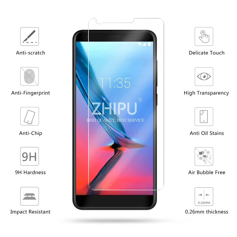 2.5D 0 26 мм 9H Премиум Закаленное стекло для zte Blade V9 Защитная пленка 5 7 дюймов |