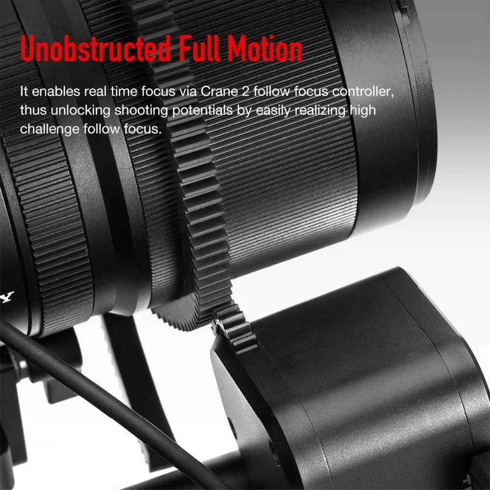 Фото Zhiyun Crane 2 сервопривод для непрерывного изменения фокусировки механические поддерживает фокусировку в реальном времени для всех камер Canon ... №4