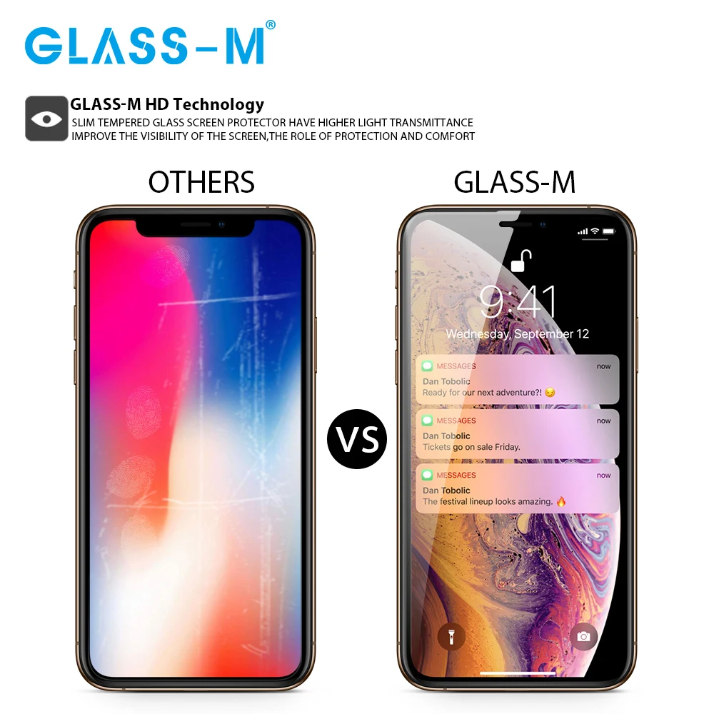 Изогнутое закаленное 3D стекло для iPhone xs max Защитная пленка экрана X XS XR Прямая