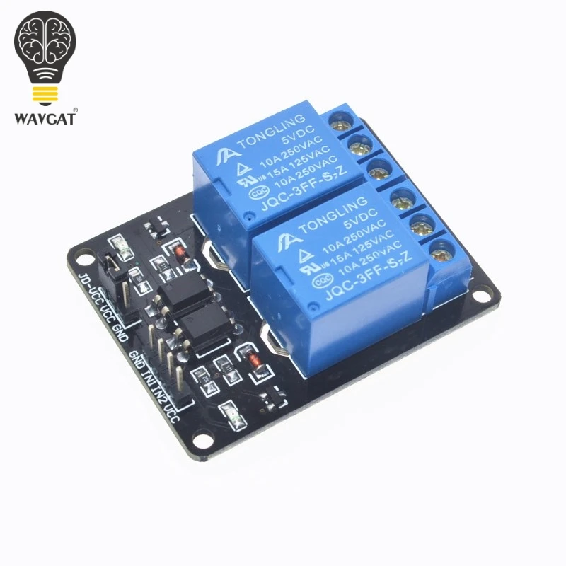 10 шт. 5 в 2 канала релейный модуль щит для Arduin ARM PIC AVR DSP электронный. Мы являемся производителем WAVGAT