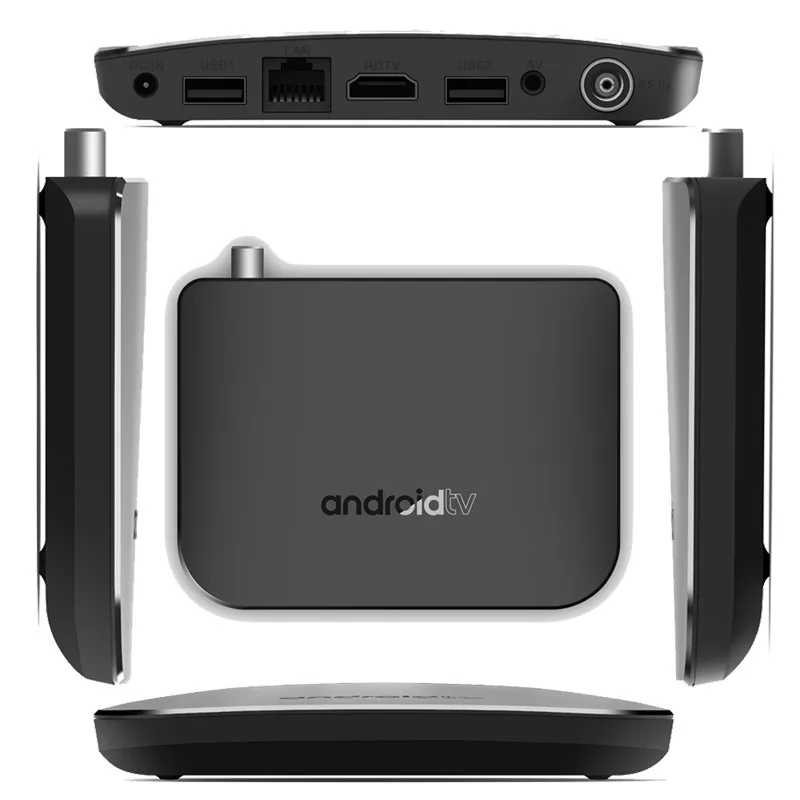 MECOOL DVB T2/T Android tv Box Amlogic S905D четырехъядерный 1 ГБ 8 1080p HDR10 4K Youtube Google Play Store Netflix M8S