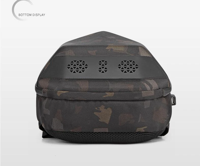 Жесткий корпус из АБС-пластика, рюкзаки с Bluetooth динамиком, Новое поступление, стильные рюкзаки с usb зарядным портом