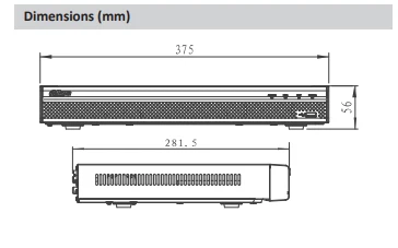 Сетевой видеорегистратор Dahua английская версия 8CH NVR4208 4KS2 16CH NVR4216 32CH NVR4232 4K NVR H.265 до
