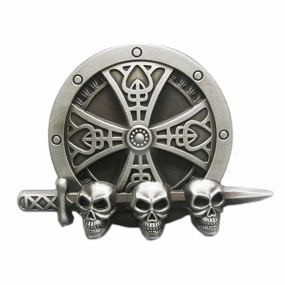Retail Distribute New Vintage Sword Skull Belt Buckle BUCKLE-3D043AS Free Shipping | Аксессуары для одежды