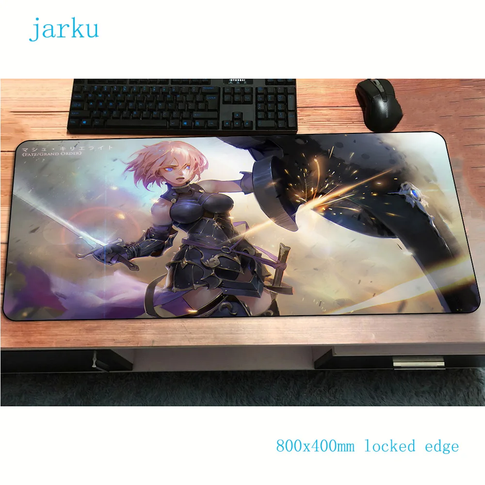 Fate grand order коврик для мыши 800x400x2 мм игровой Аниме 3d офисный notbook Настольный pc padmouse