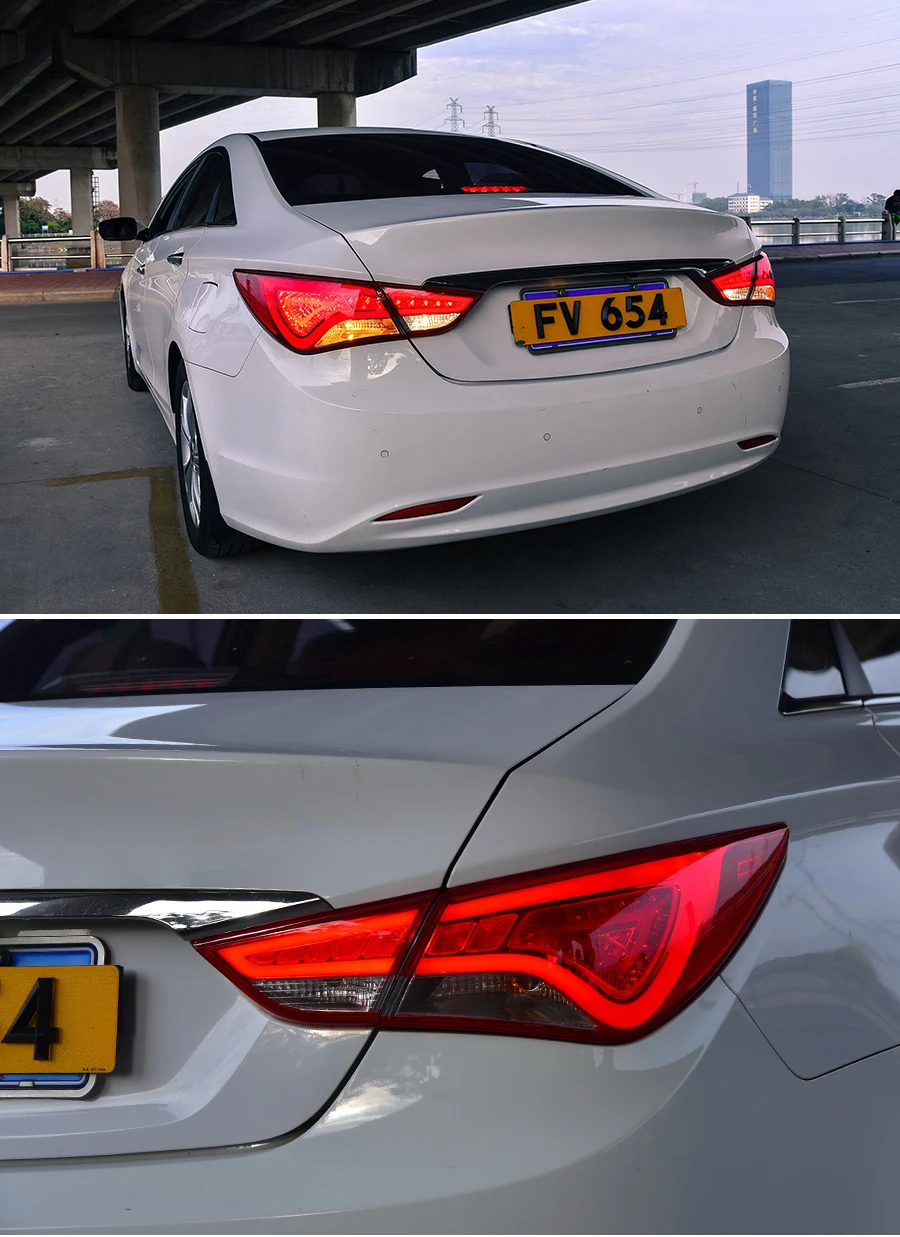 Задняя фара для hyundai Sonata светодиодные ходовые огни Светодиодный светодиодный стоп-сигнал светодиодный фонарь