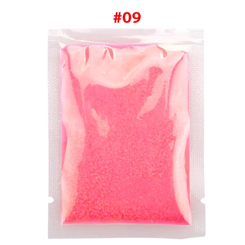 9 Pink 2 упак./лот 10 Цвета DIY граффити Краски флуоресцентный супер ярко светится в темноте частицы песка свечение пигмента#85080 - Цвет: 9 Pink