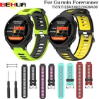 Ремешок силиконовый для наручных часов Garmin Forerunner 735XT220230235620630