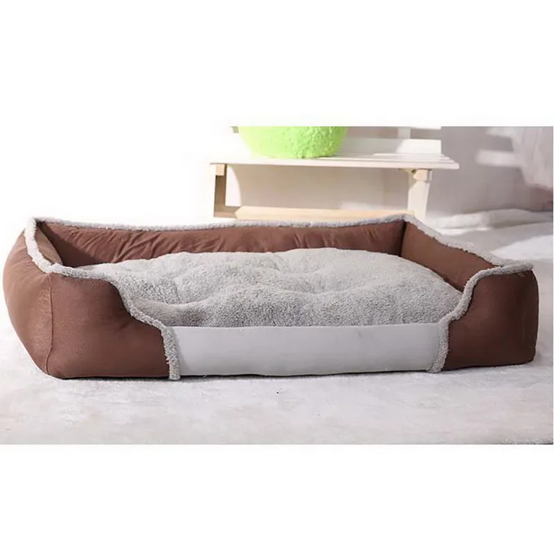 Hoomall House осенне-зимняя Конура для кошек размера плюс собачья кровать для маленьких средних собак мягкая теплая хлопковая кровать для собаки и дивана собачье гнездо