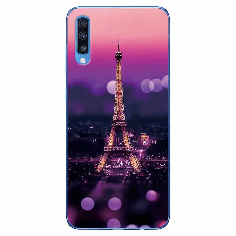 Case For Samsung Galaxy A70 Patterned TPU Soft Shell A 70 SM-A705F A705F A705 Phone Back Cover |