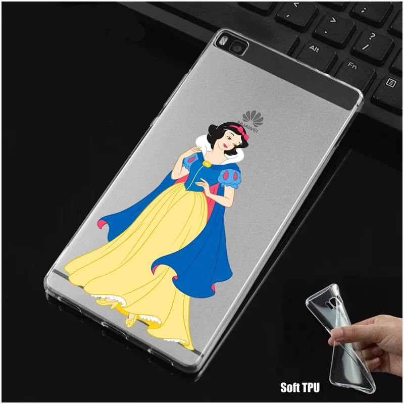 N399 Белоснежка Мягкий ТПУ силиконовый чехол для Huawei P8 P9 P10 P20 P30 Lite Pro P Smart Plus 2017 2019 |