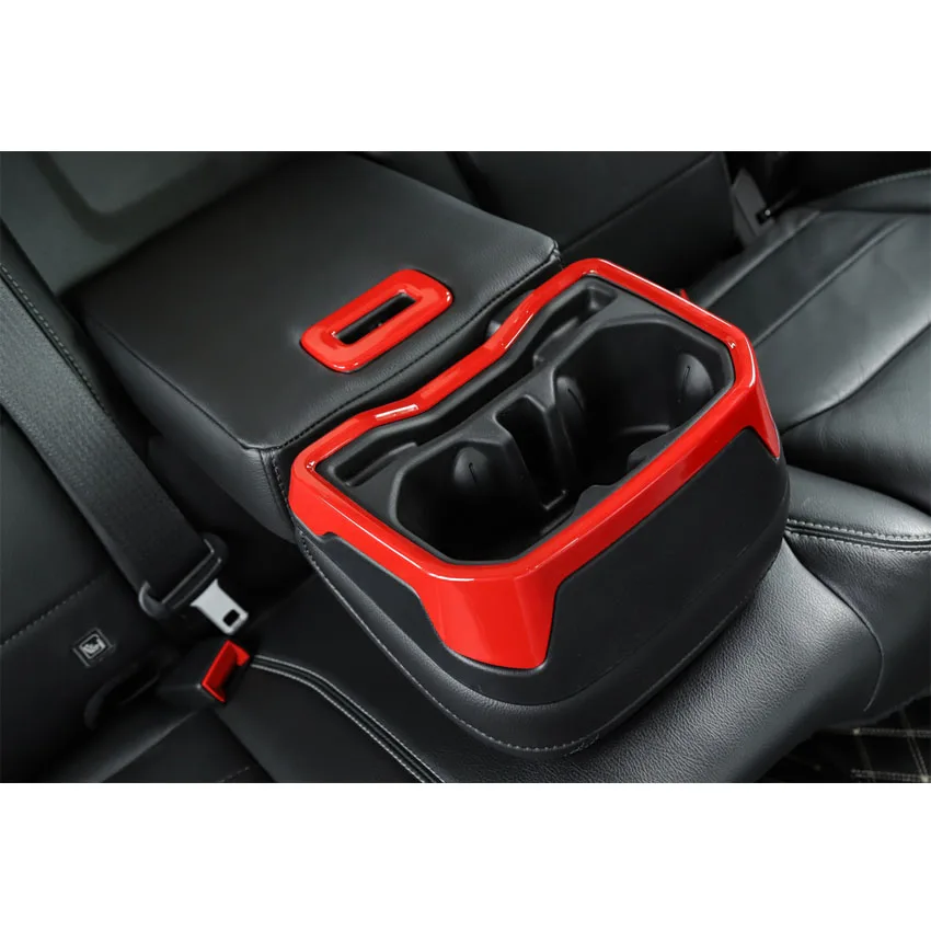 JXKaFa подходит для Jeep Wrangler JL 2018 Автомобильная задняя подлокотник рамка держателя