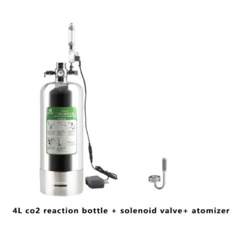 Wyin аквариум DIY CO2 генераторная система комплект с регулировкой давления воздушного потока воды растений рыб аквариум ValveDiffuserThe реакции - Цвет: 4L D