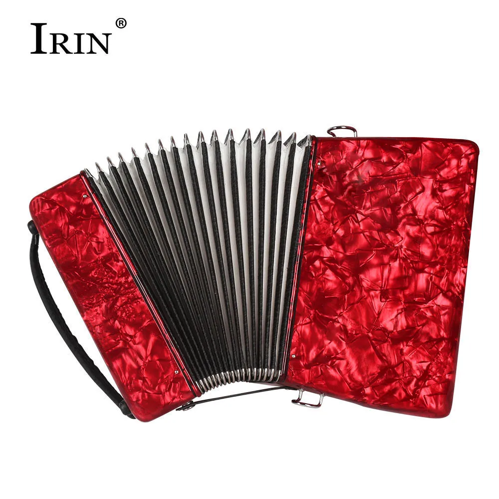 HOT-IRIN 22 Keys 8 Bass accordion 22K8B kids' for Children(red) | Accordion