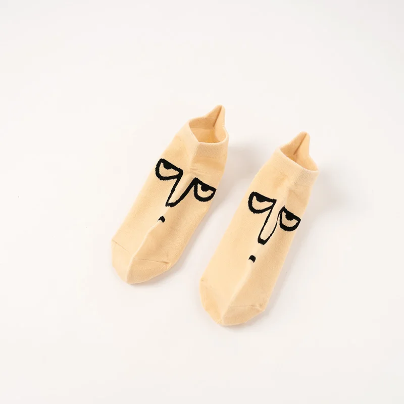 Женские забавные носки в Корейском стиле Необычные Calcetines с героями мультфильмов