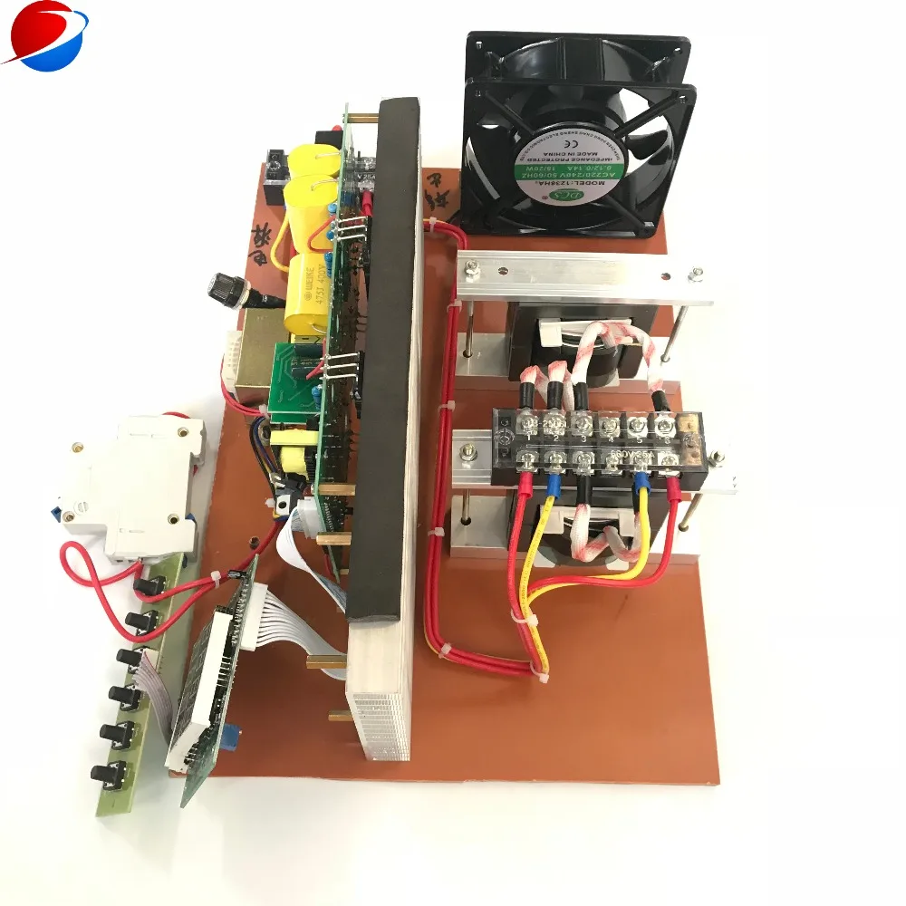 Схема генератора ультразвукового очистителя 1000 Вт частота 60 кГц для очистки