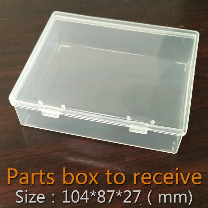 Запчасти складная коробка Прямоугольник Пластик Коробки прозрачный контейнер