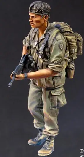 1/35 наборы смолы во Вьетнаме, войны, армии США, серия 3(всего 4 стиля), не собранные, нецветные - Цвет: c