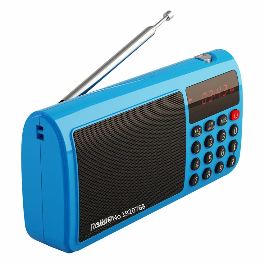 Портативный World Band FM/MW/SW Стерео FM радио Динамик + бесплатная доставка Rolton SD/TF карты