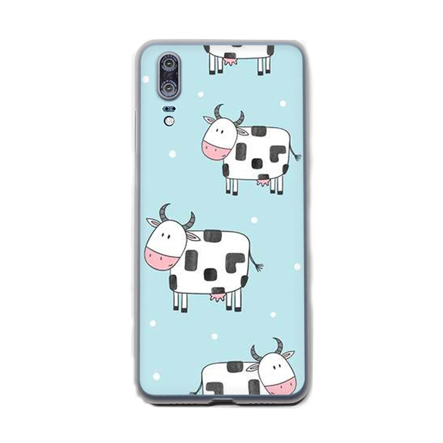 Чехол для Huawei P30 P9 P8 P10 P20 Lite Plus Pro MINI P Smart Animal Cute Cow Face Hard Cover |
