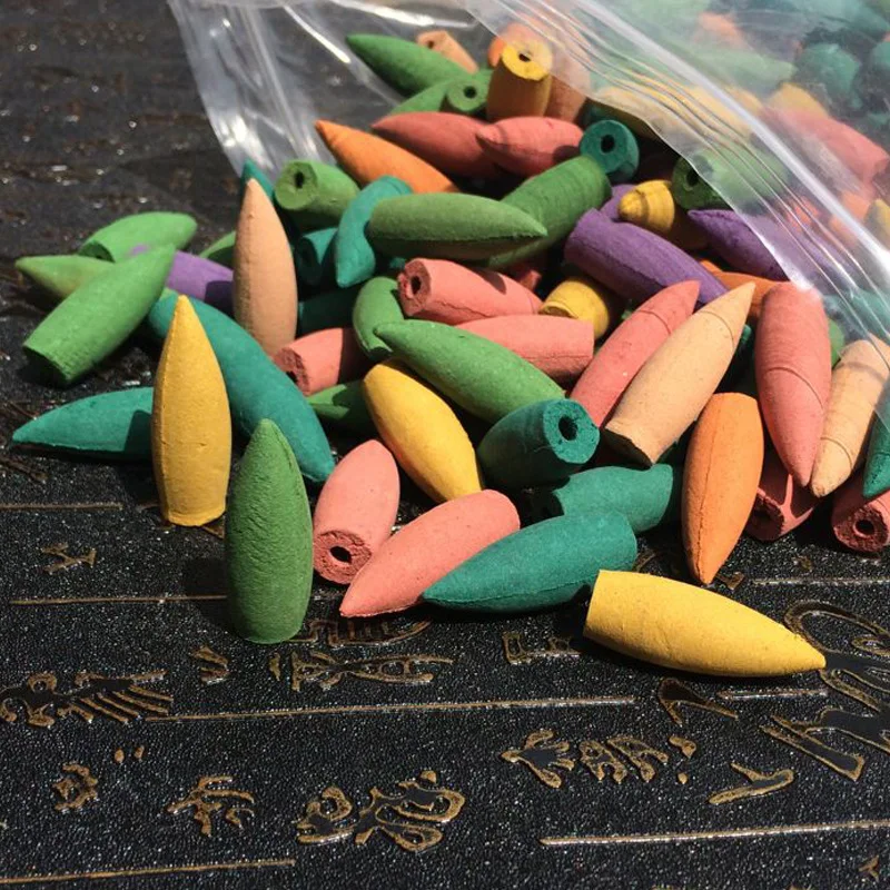 Смешанный конус для благовоний с естественной башней рефлюкса 20 шт. Большой 3 5