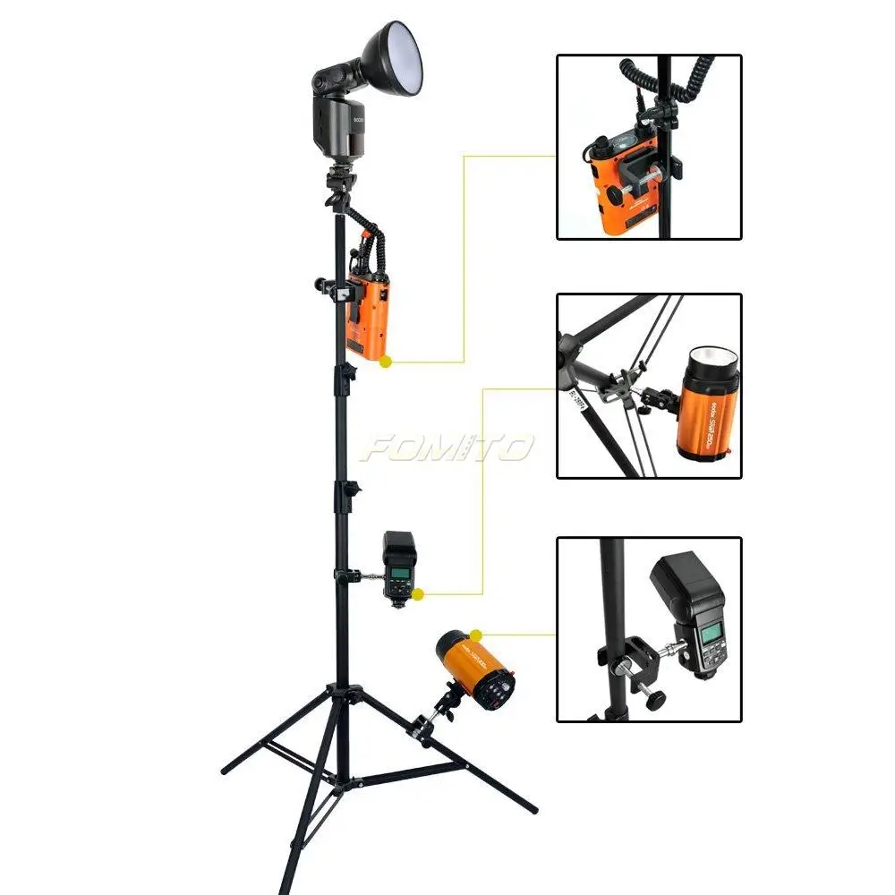 Godox Q-type многофункциональный зажим для камеры PB960 Аккумулятор вспышки Speedlite