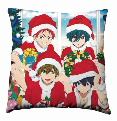 Аниме Манга бесплатно! IWatobi swim Club 40x40 см, наволочка, чехол для подушки, постельные принадлежности, чехол для подушки - Цвет: Тёмно-синий