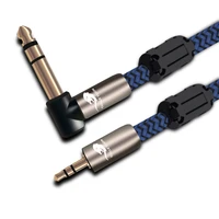 hifi audio cable straight 3 5mm mini jack to angle 6 35mm 14 stereo phone pc mixing console amp 6 3mm cable 1m 2m 3m 5m 8m