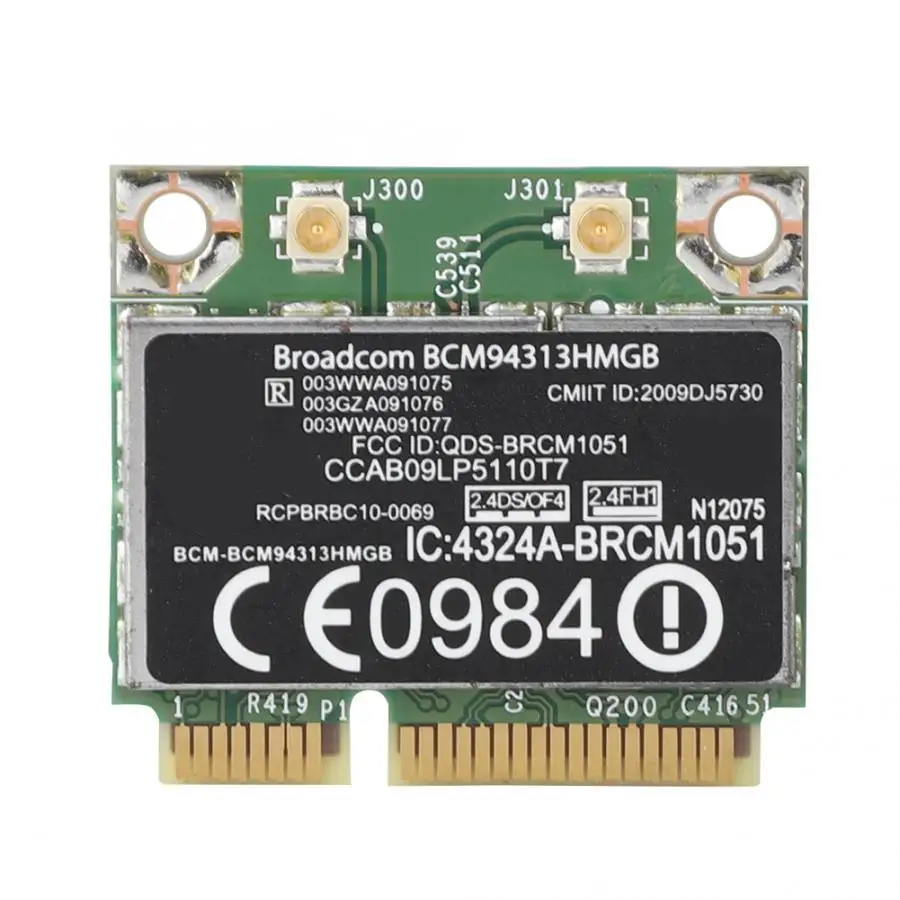 Сетевая карта Bluetooth 2 4G/150M для Broadcom BCM94313HMGB 300M сетевая Bluetooth3.0 PCIE серии HP G4/CQ43|Сетевые