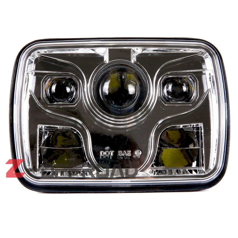 Квадратный 5X7 дюймовый светодиодный светильник запечатанный луч Замена точечный