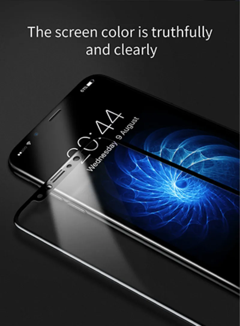 Защитная пленка Baseus Premium для передней задней панели iPhone X, 3D чехол для всего тела, закаленное стекло для задней панели iPhone X 10