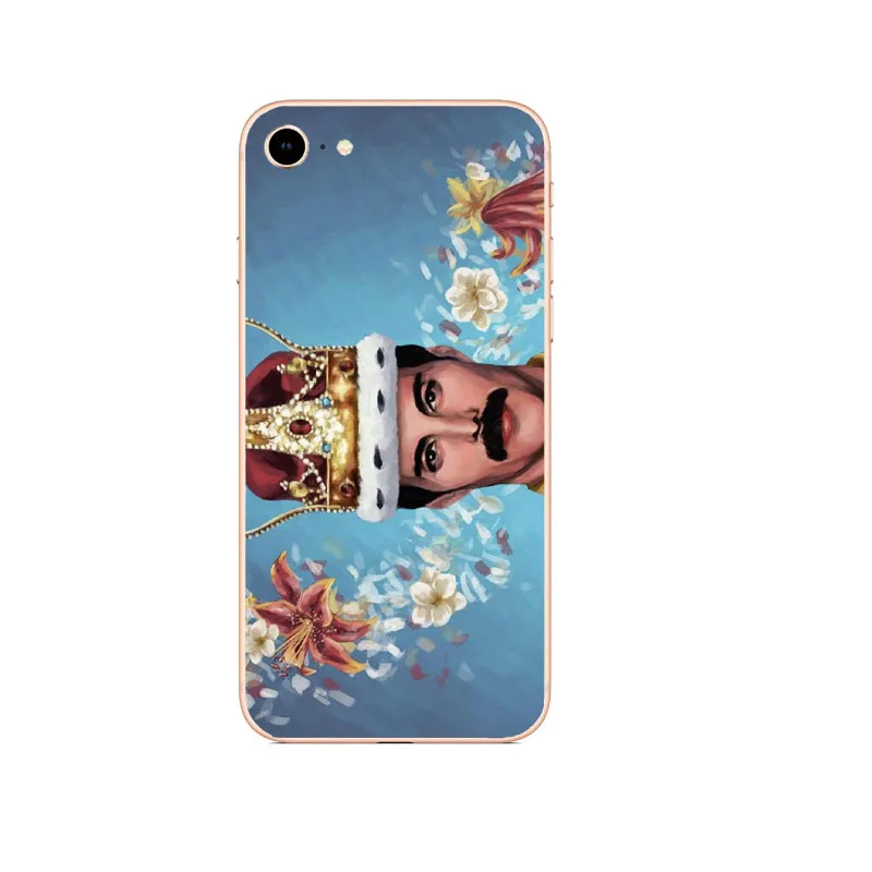 Freddie Mercury Rainha Band Qualidade Роскошный чехол для телефона iPhone 8 7 6 5 4 Plus X XS max 11 11PROMAX матовый