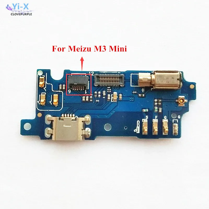 1 шт. док разъем USB плата с зарядным портом гибкий кабель для Meizu M3 Mini Phone запасные