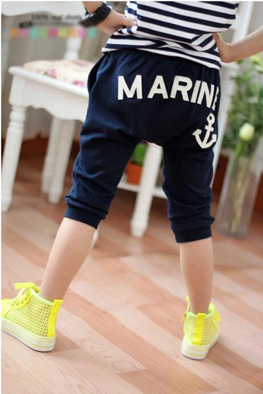 Fashion Lucky Kids Kleding Sailor Striped Tops Letter Print Pant 2PC Clothing Sets Boys Suits | Детская одежда и обувь