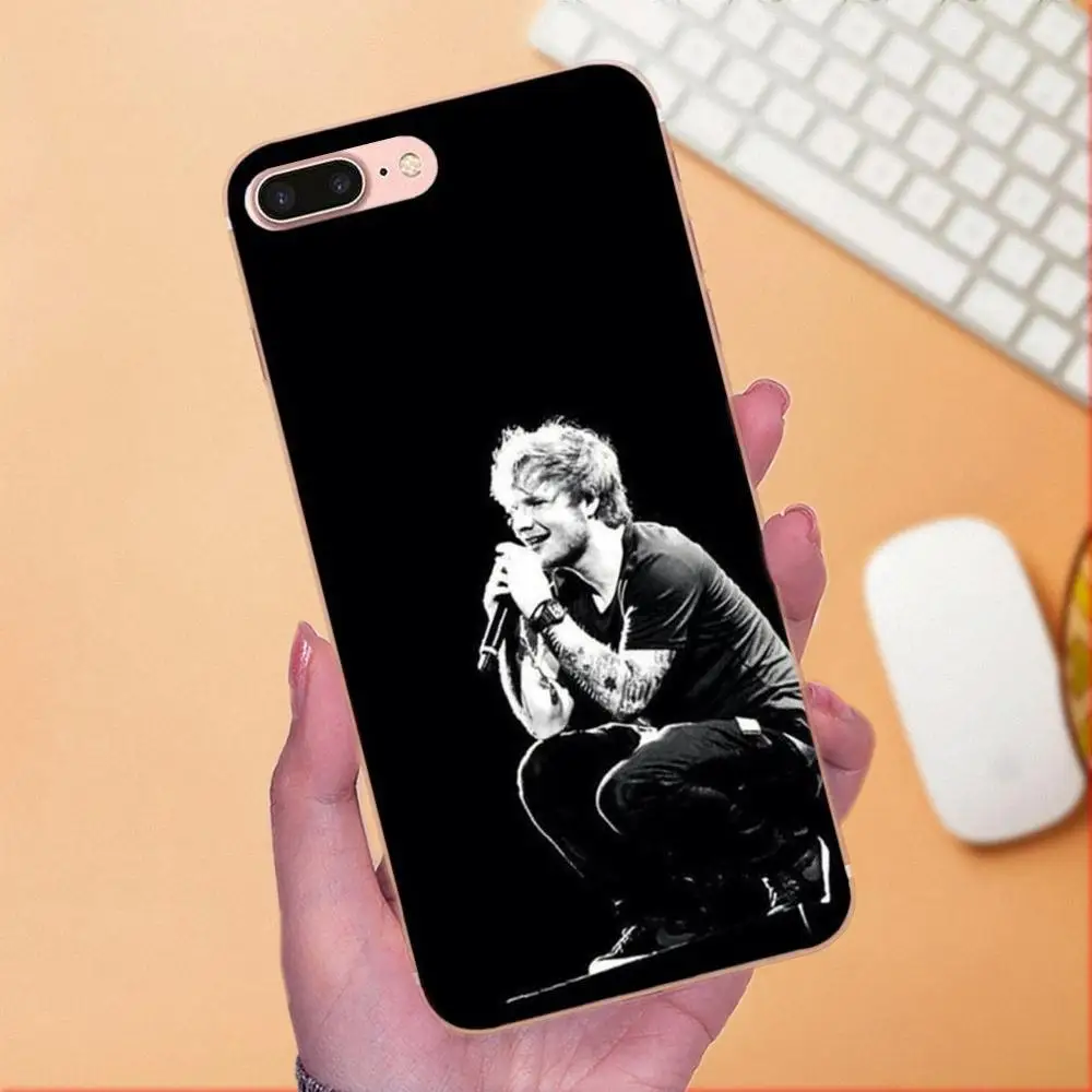 Горячая Мода Дизайн чехол для сотового телефона Ed Sheeran изысканный Apple iPhone X XS Max XR 4